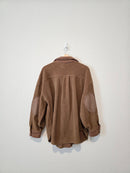 In Loom Brown Fleece Shacket (L)