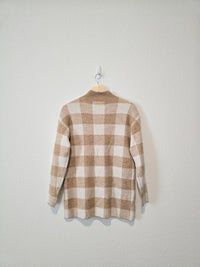 Checkered Mockneck Sweater (XS)