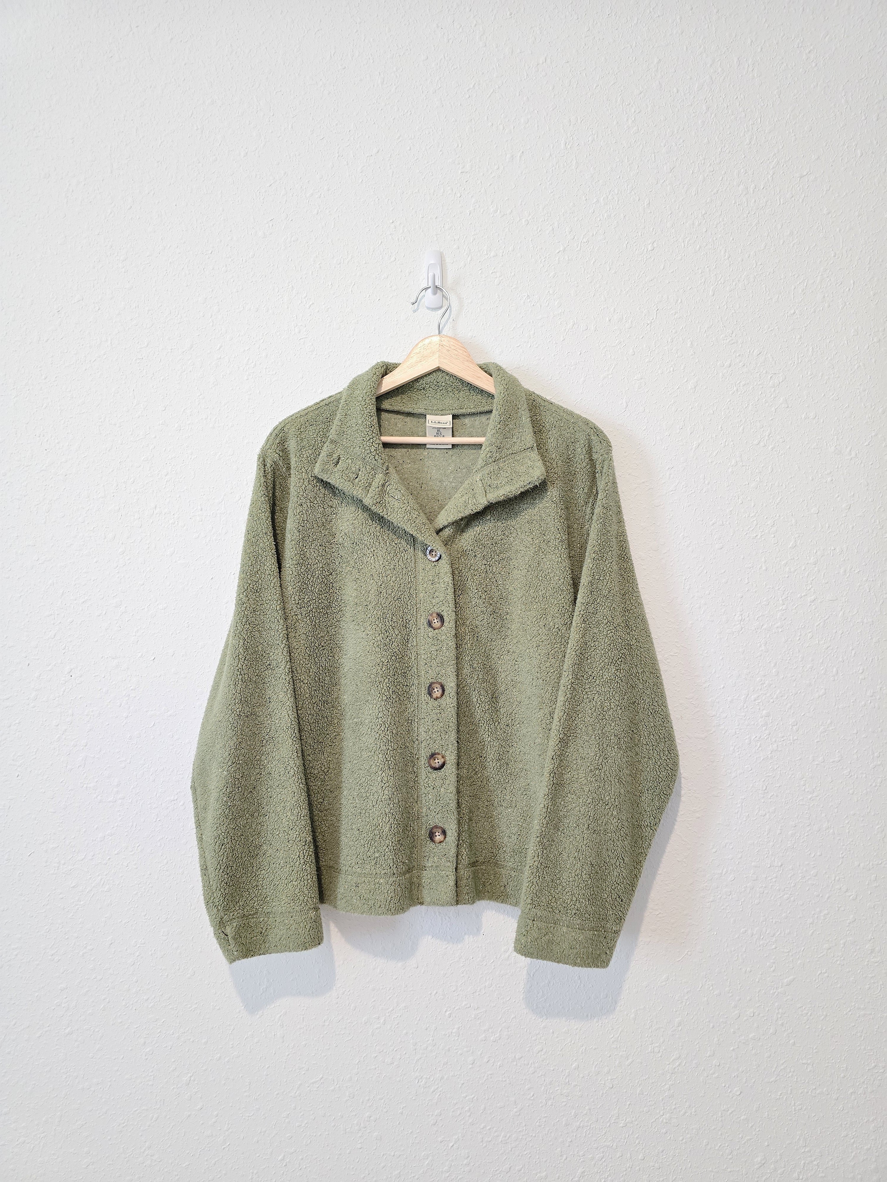 Vintage LL Bean Fleece Button Up (XL)