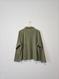 Vintage LL Bean Fleece Button Up (XL)