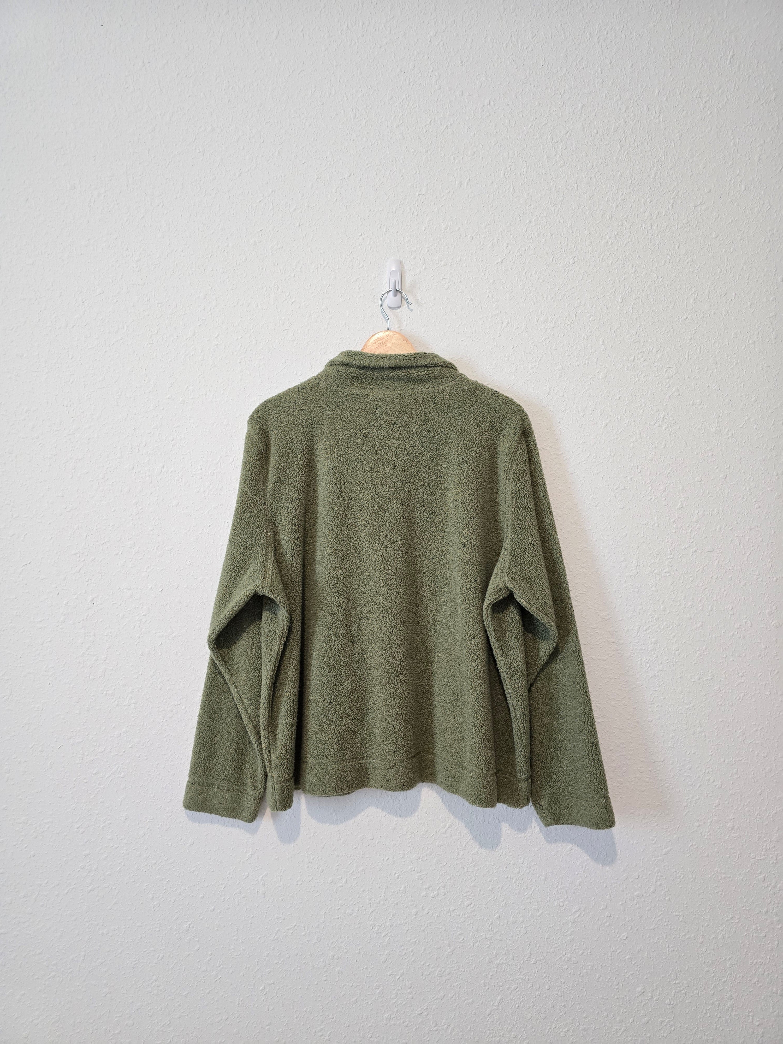 Vintage LL Bean Fleece Button Up (XL)