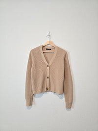 Neutral Cotton Sweater (M)