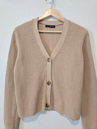 Neutral Cotton Sweater (M)