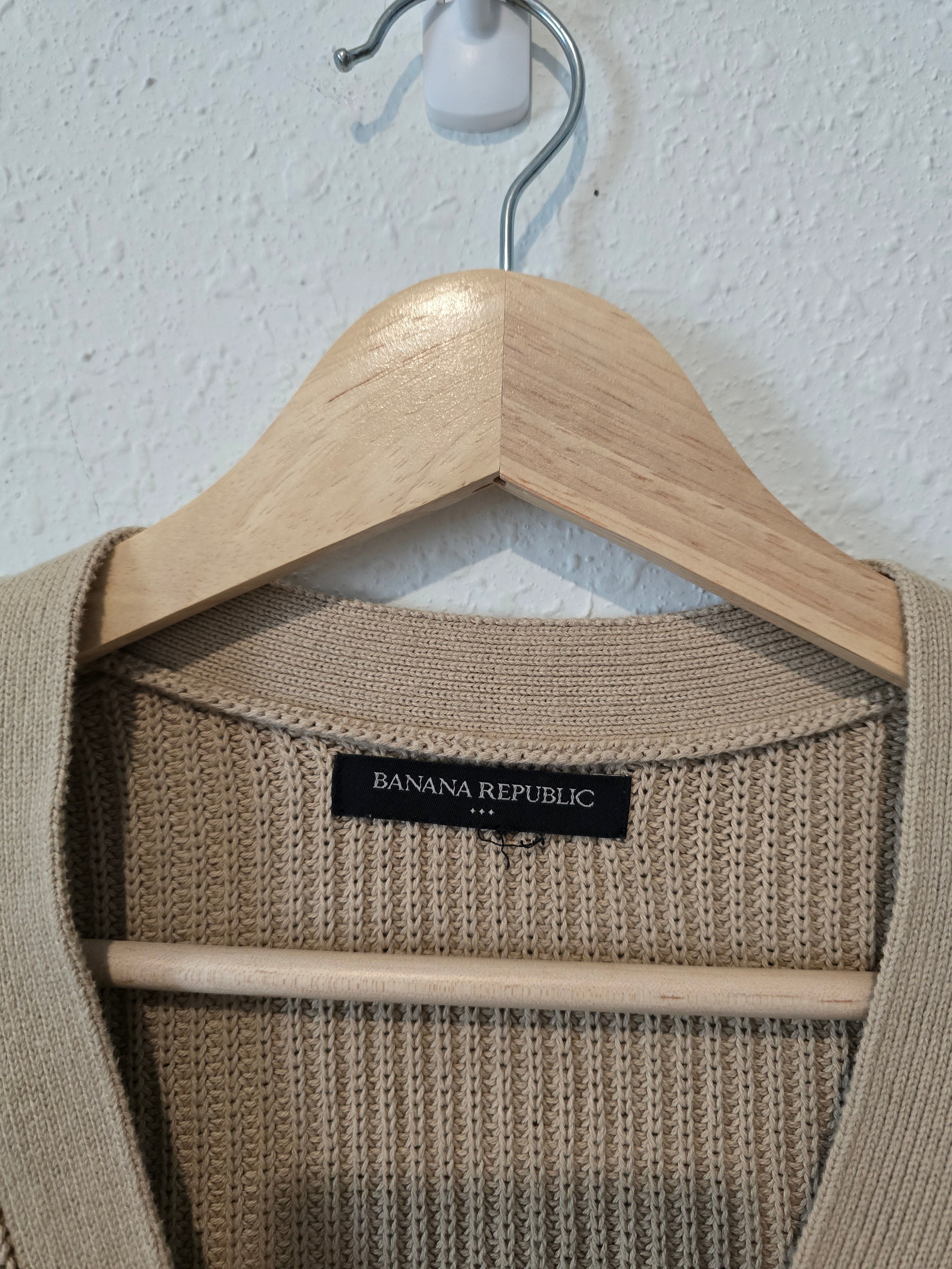 Neutral Cotton Sweater (M)