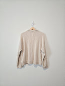 Aerie Oat Waffle Pullover (L)