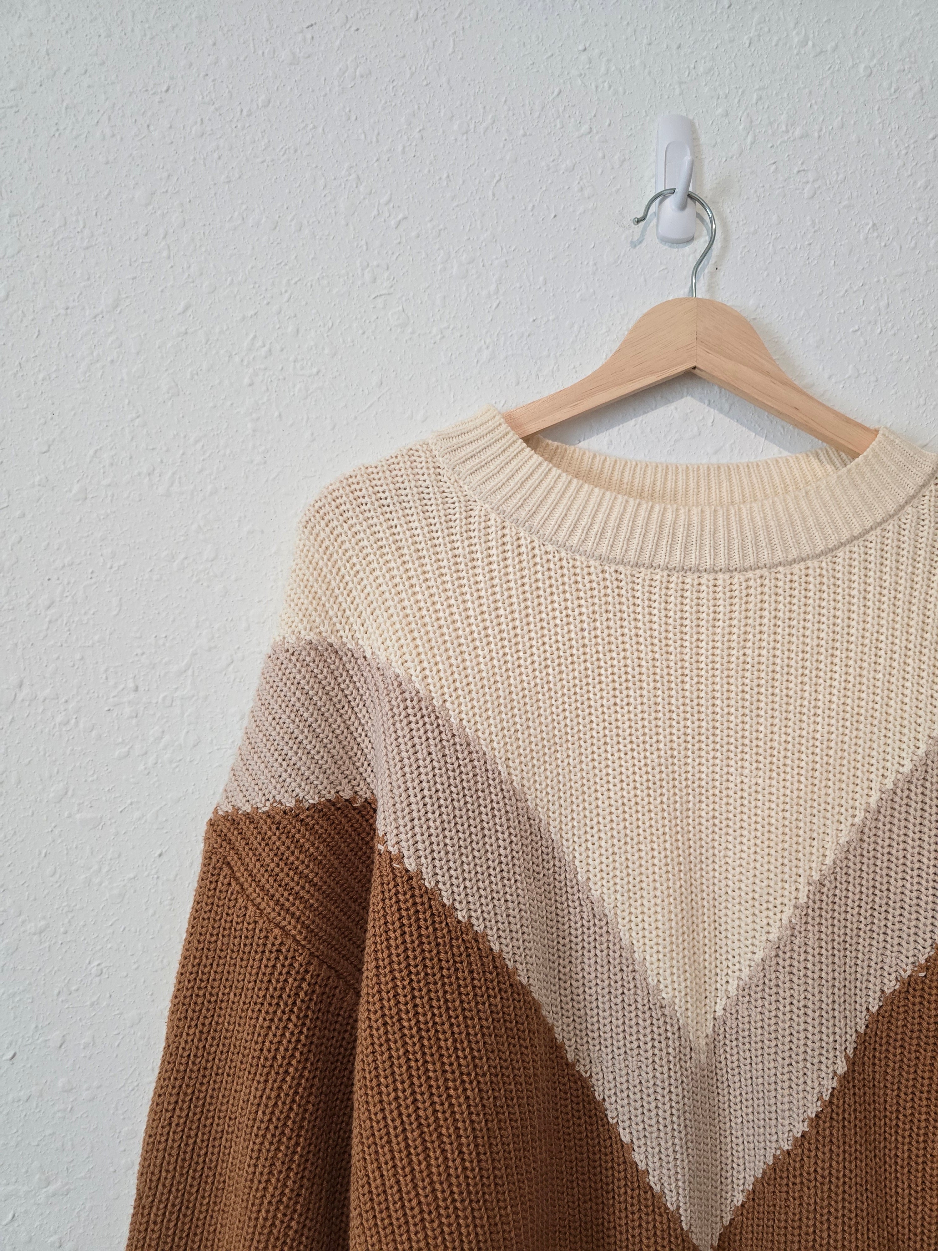 Acoa Colorblock Sweater (L)