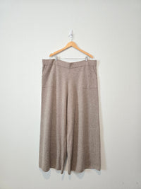 Wide Leg Knit Pants (3X)