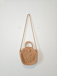 Small Woven Crossbody Purse