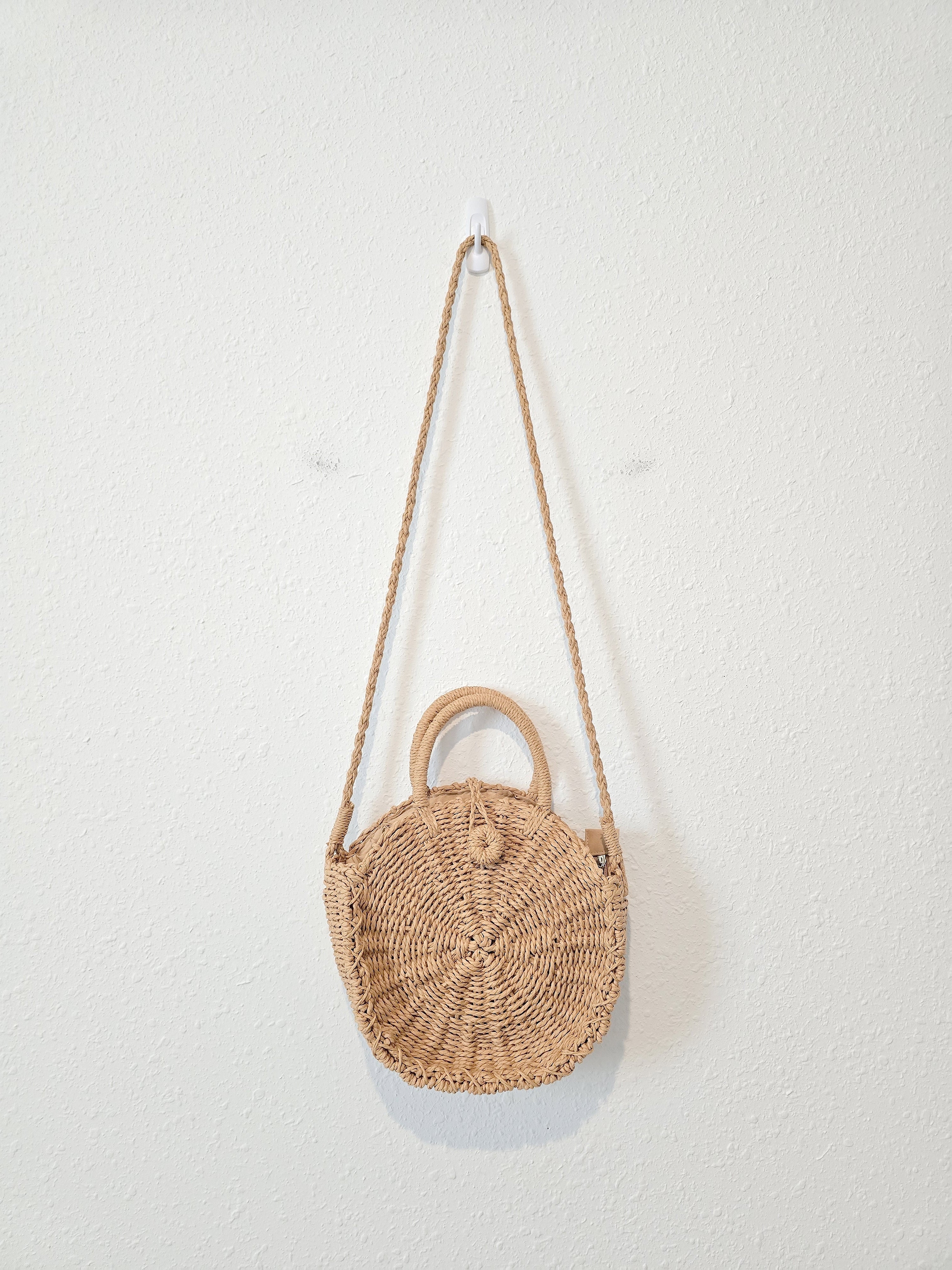 Small Woven Crossbody Purse