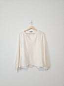 Cotton Gauze Puff Sleeve Top (M)