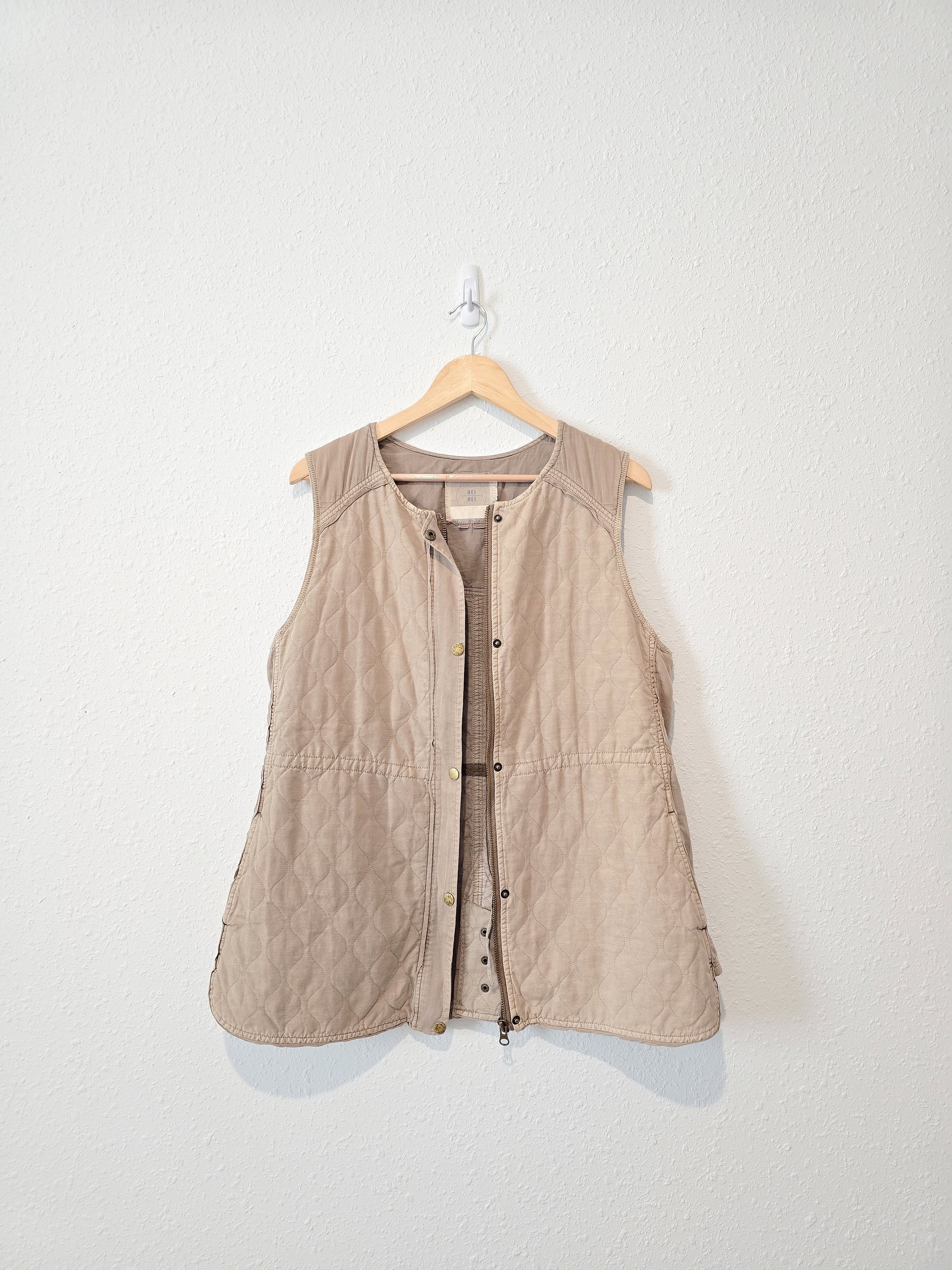 Anthropologie Quilted Vest (L)