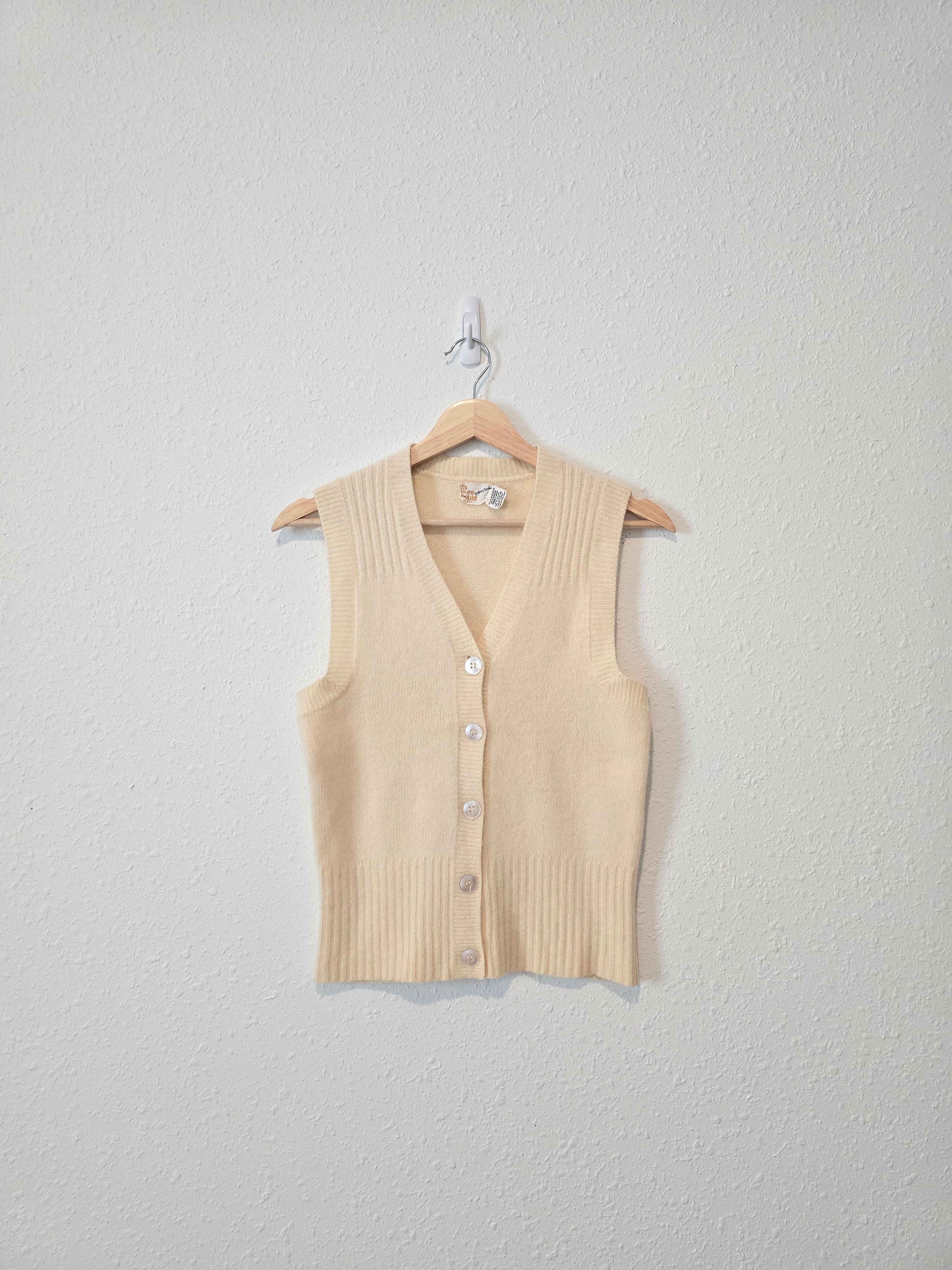 Vintage Wool Sweater Vest (XS/S)