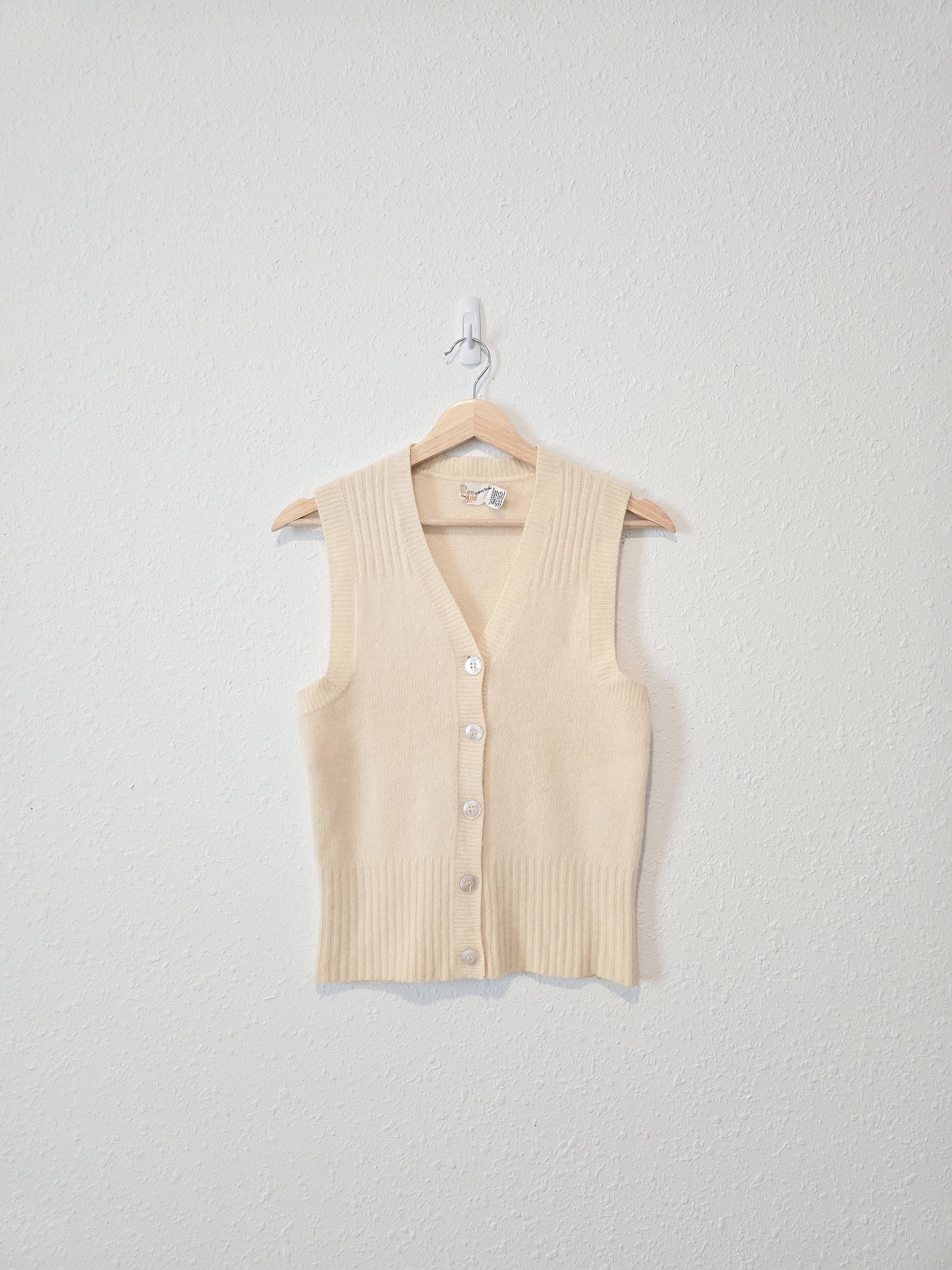 Vintage Wool Sweater Vest (XS/S)