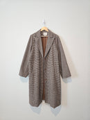 Long Houndstooth Coat (XL)