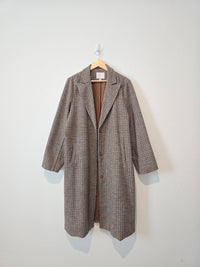 Long Houndstooth Coat (XL)