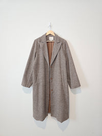 Long Houndstooth Coat (XL)