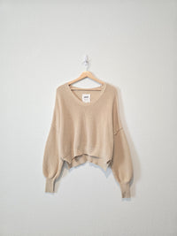 Aerie Oat Cropped Sweater (XS)