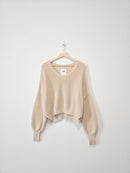 Aerie Oat Cropped Sweater (XS)