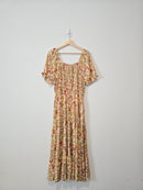 Hayden Floral Midi Dress (L)