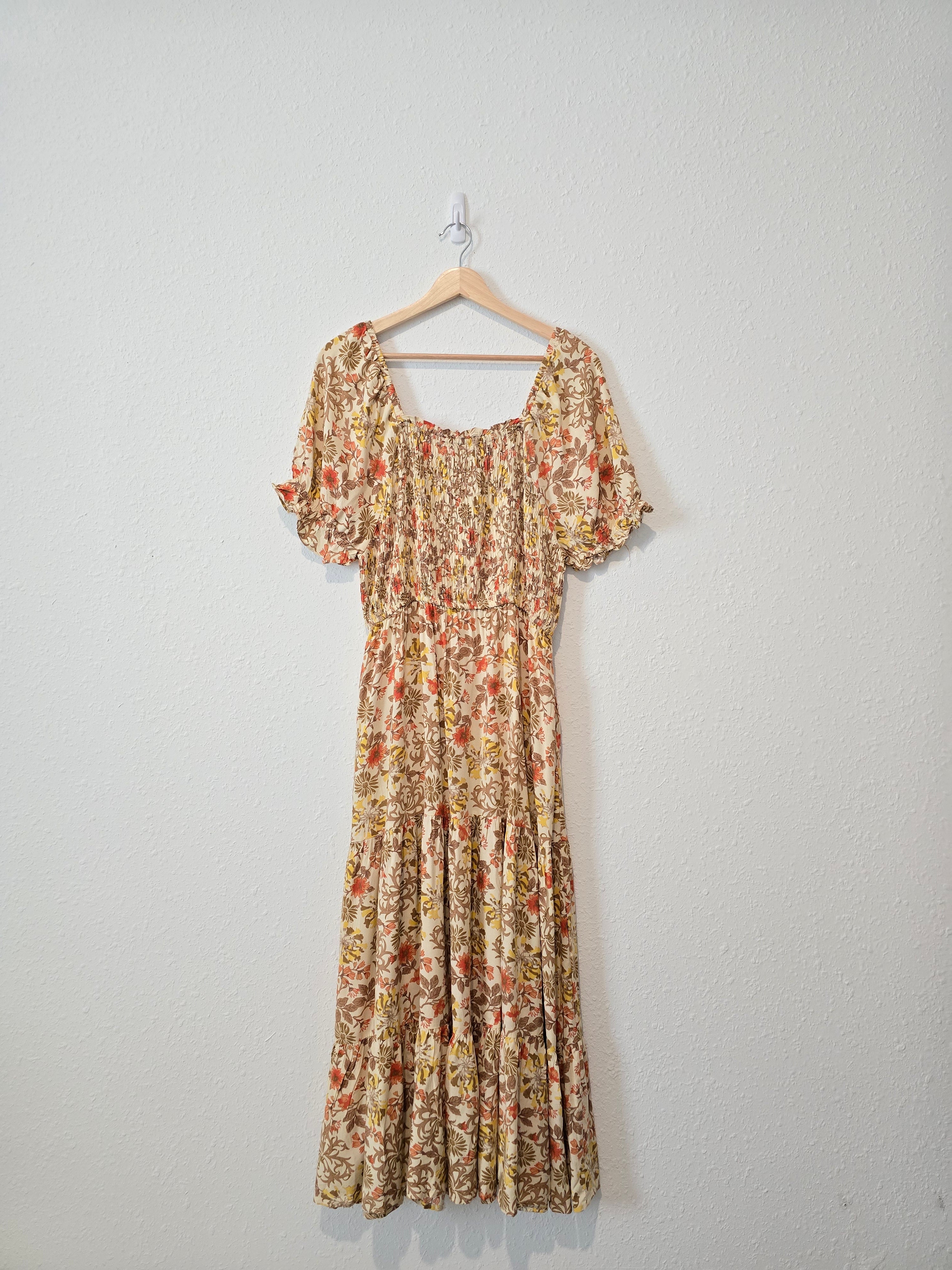 Hayden Floral Midi Dress (L)