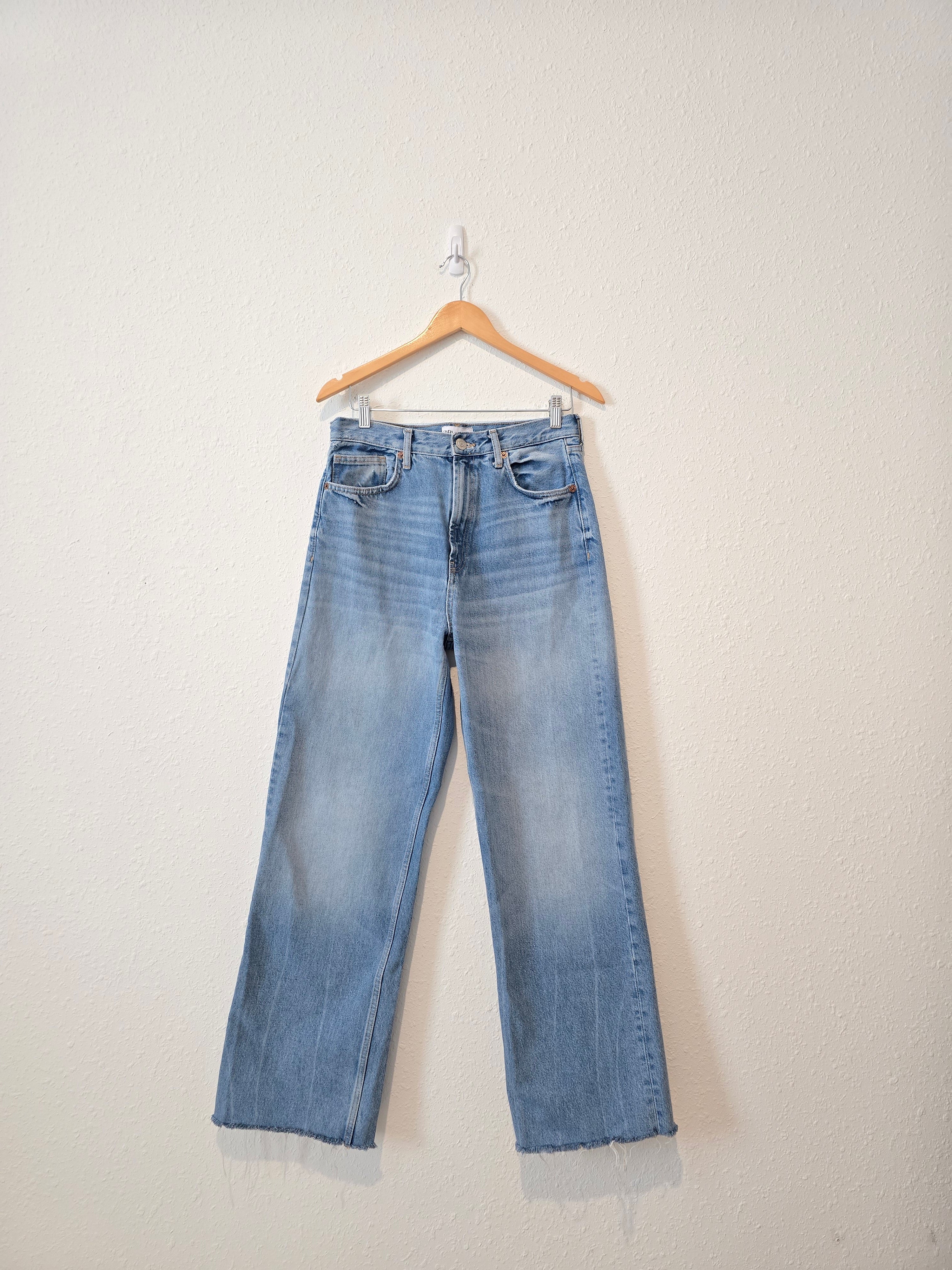 Zara Relaxed Wide Leg Jeans (8)