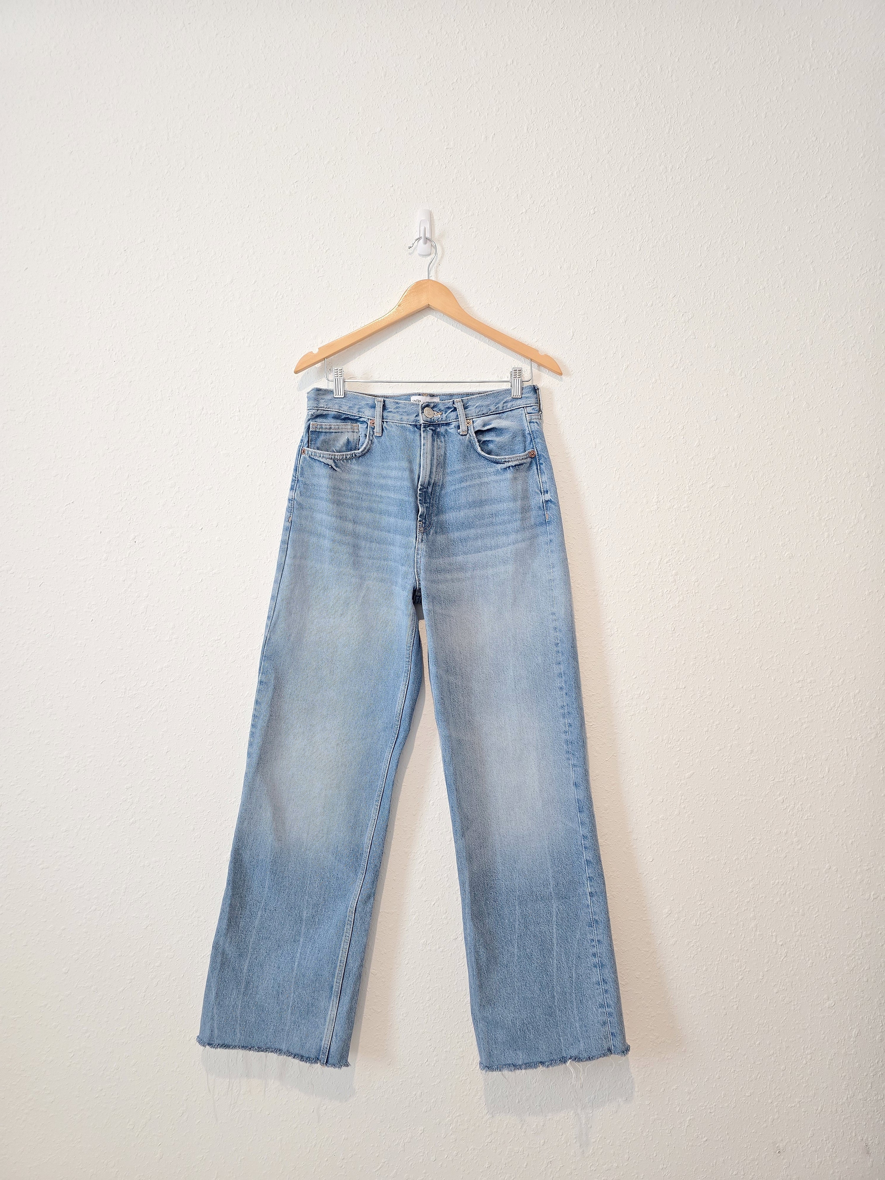 Zara Relaxed Wide Leg Jeans (8)