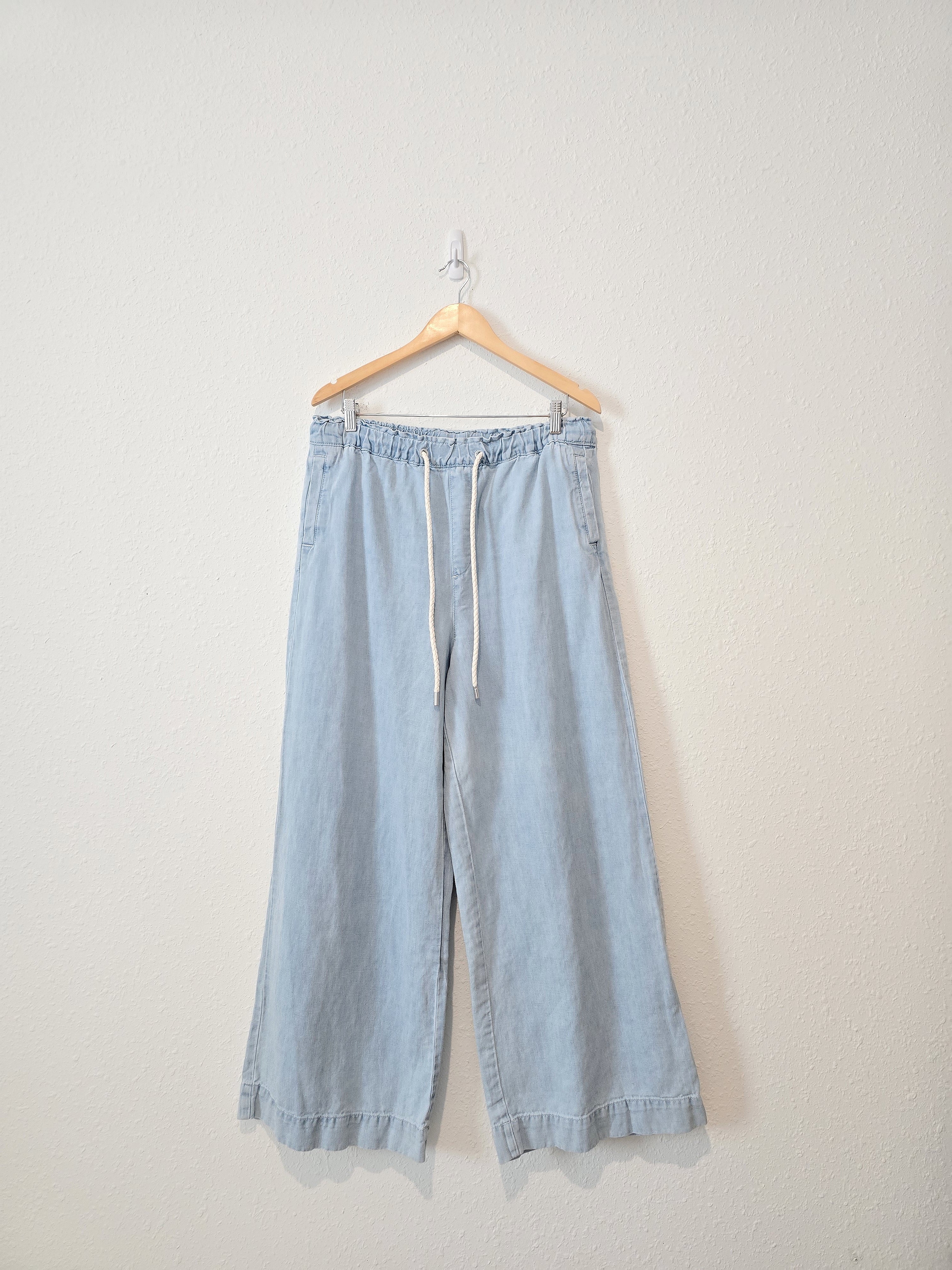 Loft Wide Leg Easy Pants (L)