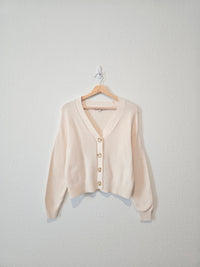 Button Up Cotton Sweater (M)