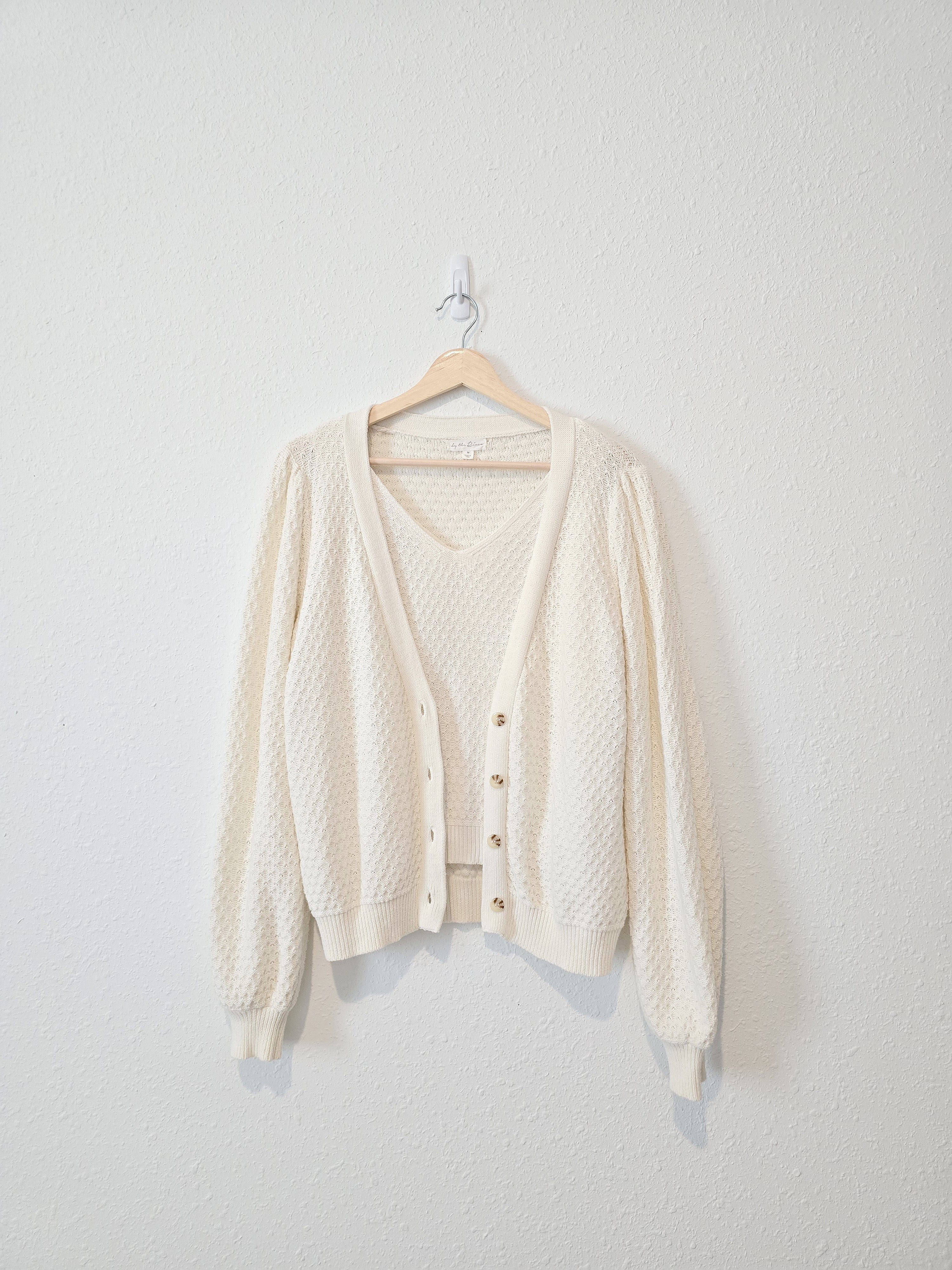 Textured Knit Sweater Set (S/M)