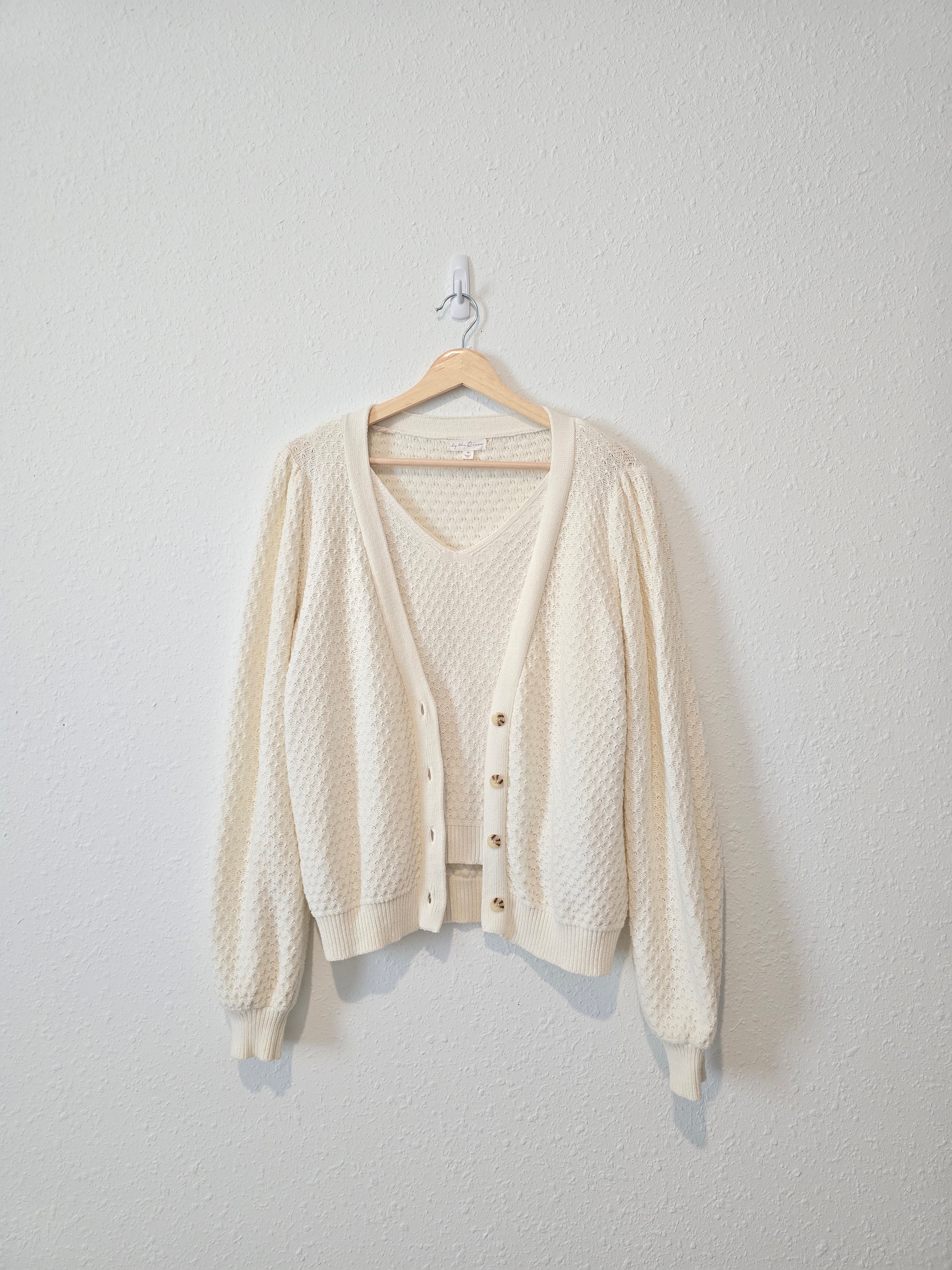 Textured Knit Sweater Set (S/M)