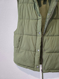 NEW Green Oversized Puffer Vest (L)