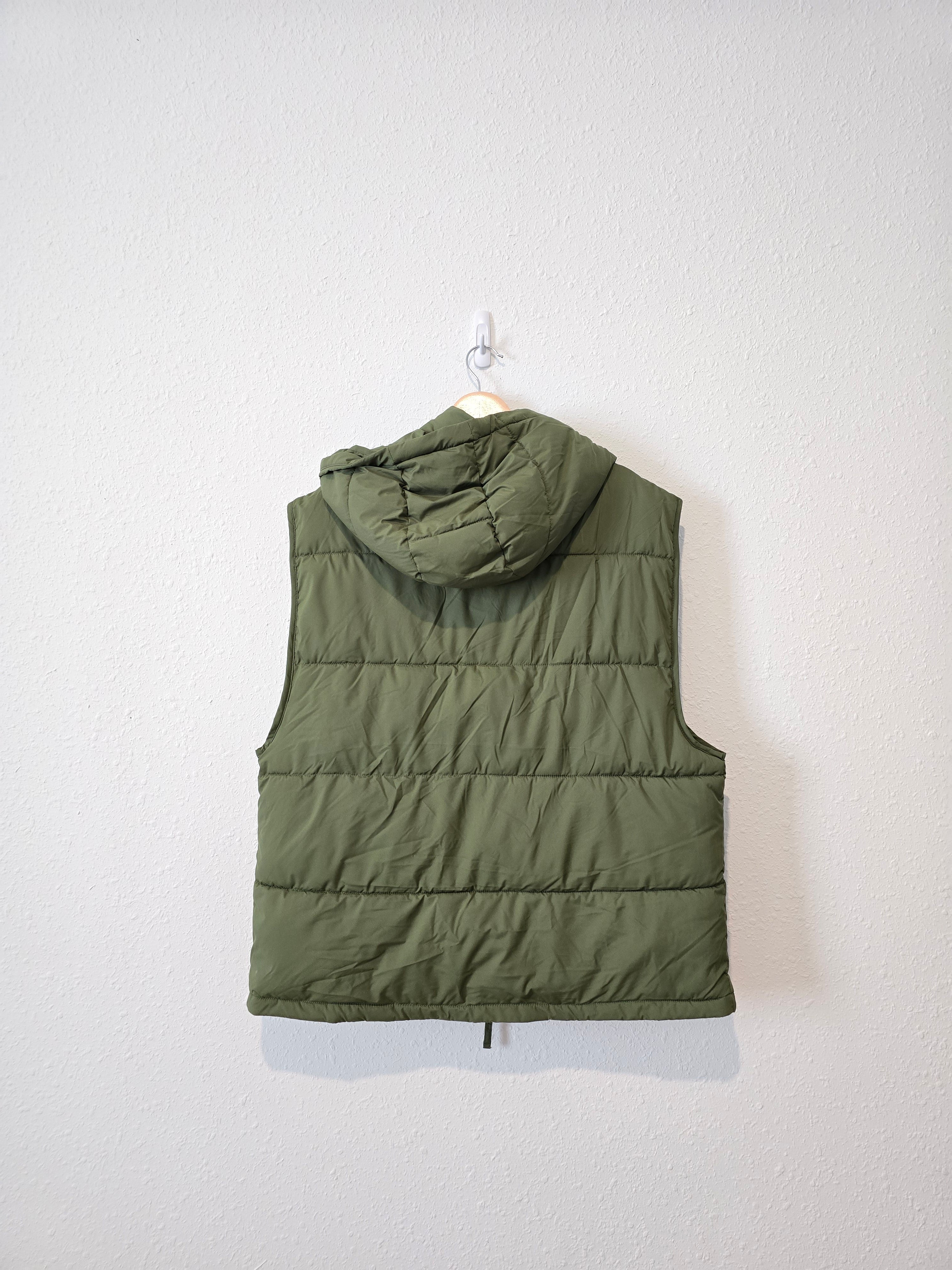 NEW Green Oversized Puffer Vest (L)