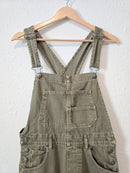 Free People Olive Ziggy Overalls (XS)