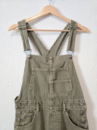 Free People Olive Ziggy Overalls (XS)