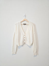 Cozy V Neck Cardigan Sweater (M)