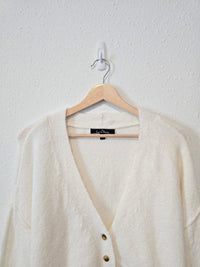 Cozy V Neck Cardigan Sweater (M)