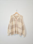 By Together Striped Chunky Sweater (M)