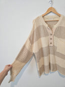 By Together Striped Chunky Sweater (M)