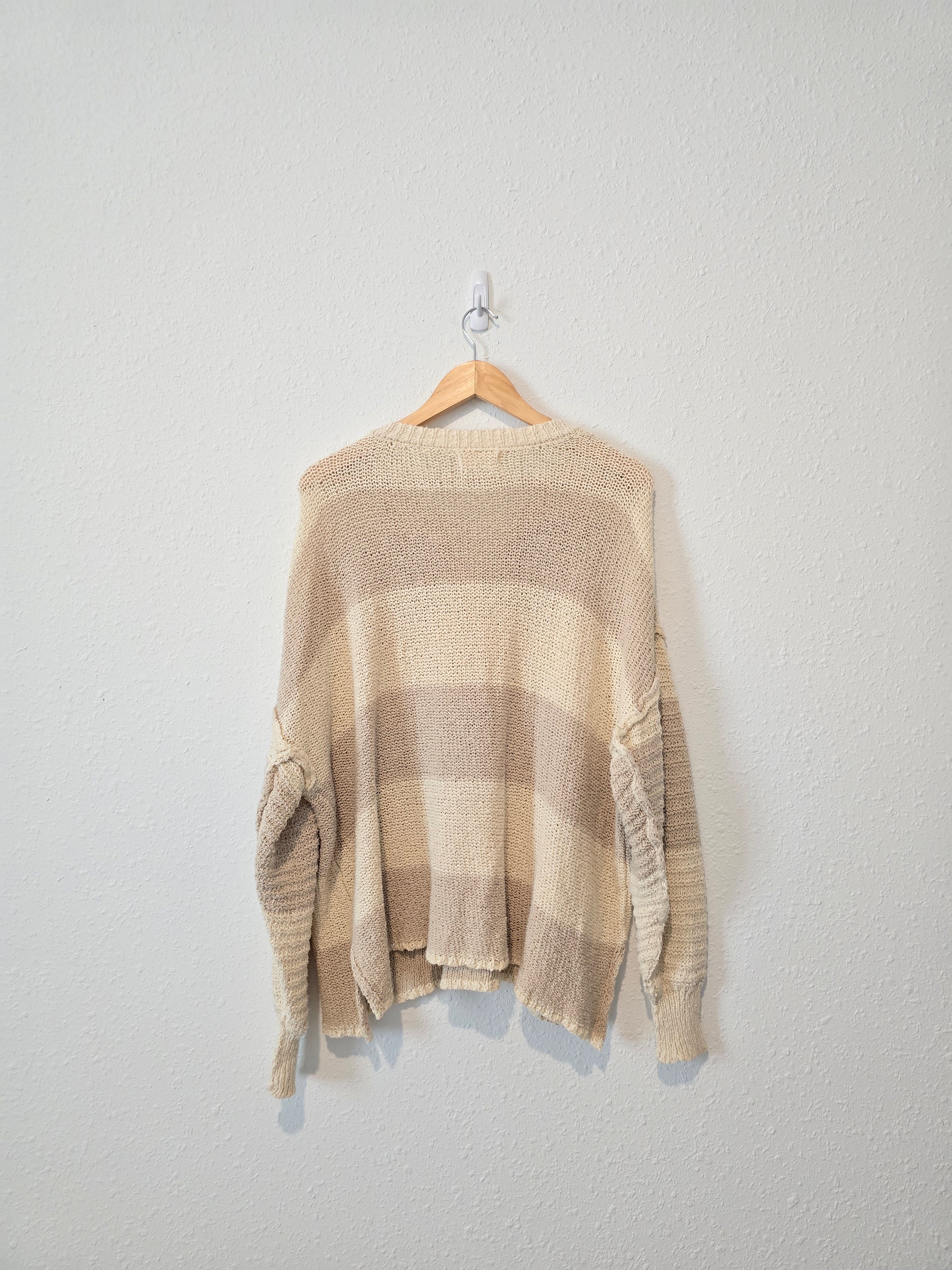 By Together Striped Chunky Sweater (M)