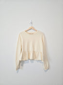 Wishlist Cream Babydoll Top (M/L)