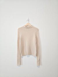 Madewell Ribbed Mockneck Sweater (S)