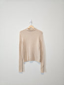 Madewell Ribbed Mockneck Sweater (S)