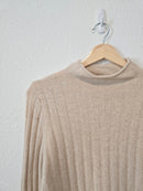 Madewell Ribbed Mockneck Sweater (S)