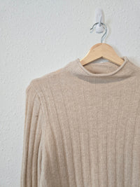 Madewell Ribbed Mockneck Sweater (S)