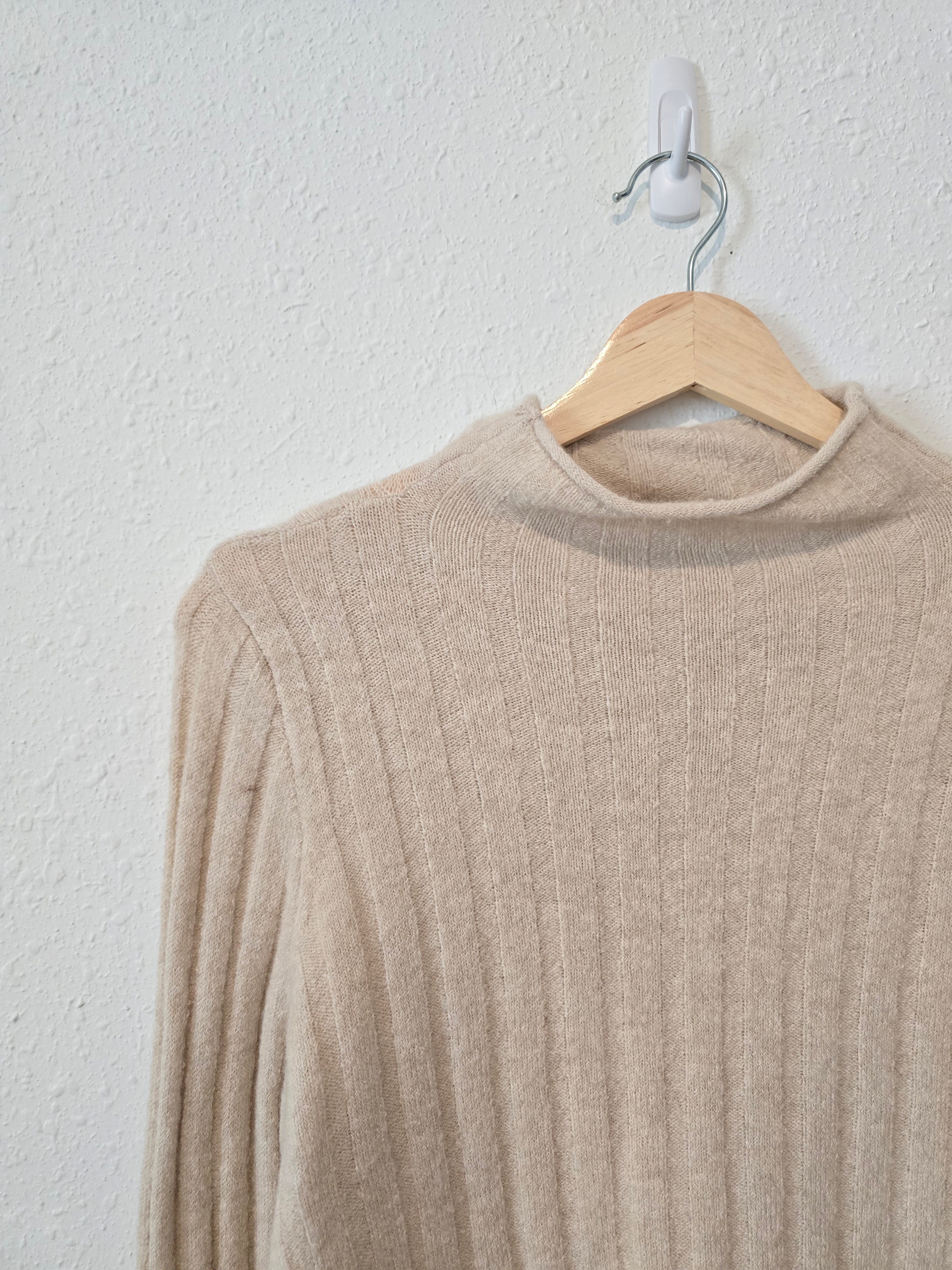 Madewell Ribbed Mockneck Sweater (S)