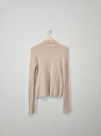 Madewell Ribbed Mockneck Sweater (S)