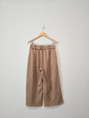 Zenana Wide Leg Crop Pants (M)