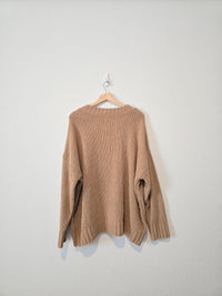 Aerie Cozy Camel Sweater (L)