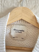 Abercrombie White Textured Sweater (L)