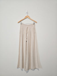 NEW Miou Muse Oat Wide Leg Pants (L)